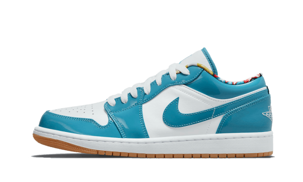 DC6991-400 Air Jordan 1 Low SE Barcelona Cyber Teal