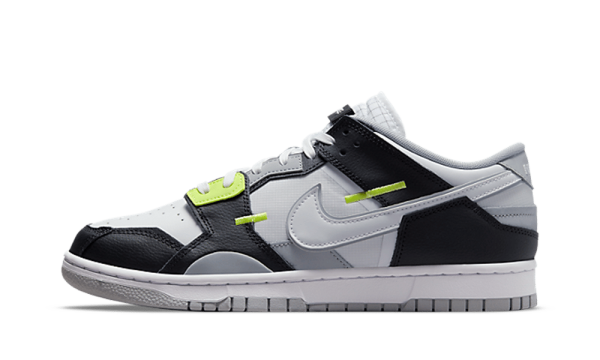 DC9723-001 Nike Dunk Low Scrap Wolf Grey Light Lemon Twist