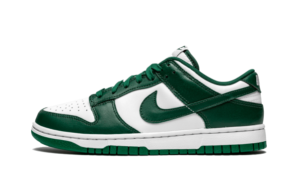 DD1391-101 Nike Dunk Low Michigan State Green