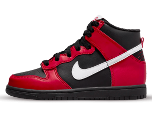 DD2314-003 Nike Dunk High Black Red (PS)