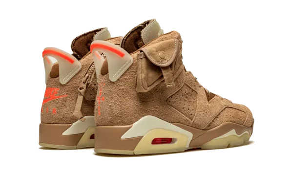 DH0690-200 Air Jordan 6 Retro Travis Scott British Khaki