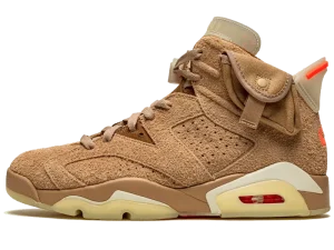 DH0690-200 Air Jordan 6 Retro Travis Scott British Khaki