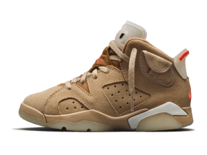 DH0693-200 Air Jordan 6 Retro Travis Scott British Khaki (PS)