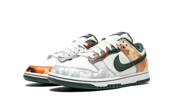 DH0957-100 Nike Dunk Low Sail Multi-Camo