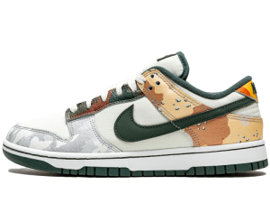 DH0957-100 Nike Dunk Low Sail Multi-Camo