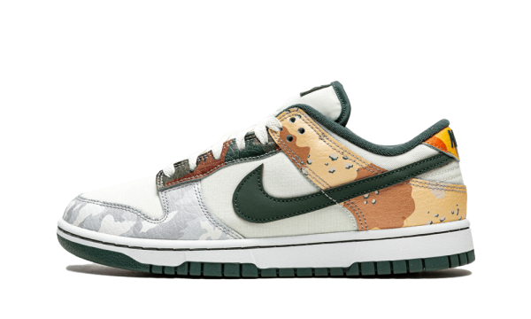 DH0957-100 Nike Dunk Low Sail Multi-Camo