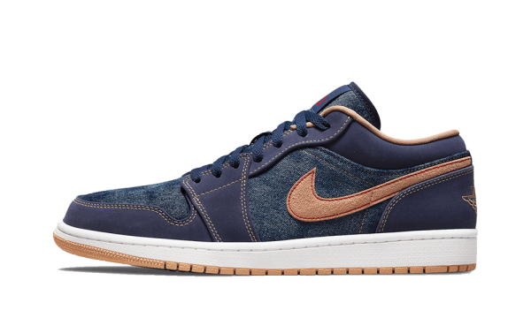 DH1259-400 Air Jordan 1 Low Denim