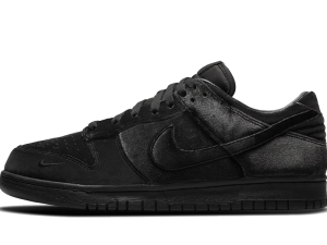 DH2686-002 Nike Dunk Low Dover Street Market Triple Black Velvet