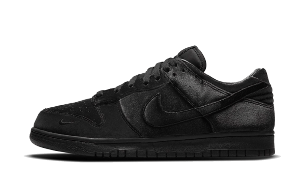 DH2686-002 Nike Dunk Low Dover Street Market Triple Black Velvet