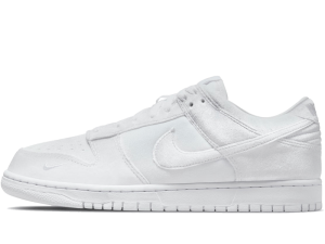 DH2686-100 Nike Dunk Low Dover Street Market Triple White Velvet