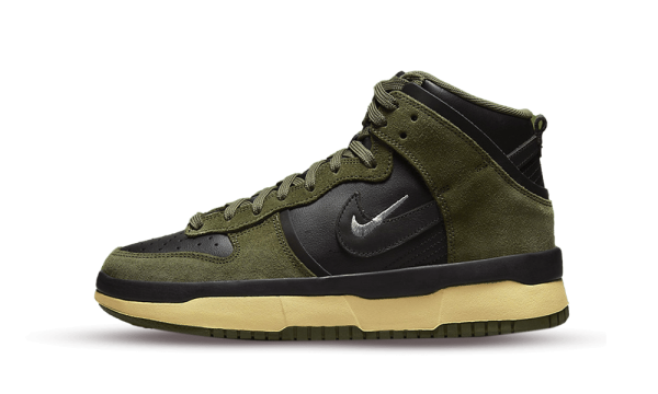 DH3718-200 Nike Dunk High Up Medim Olive (W)