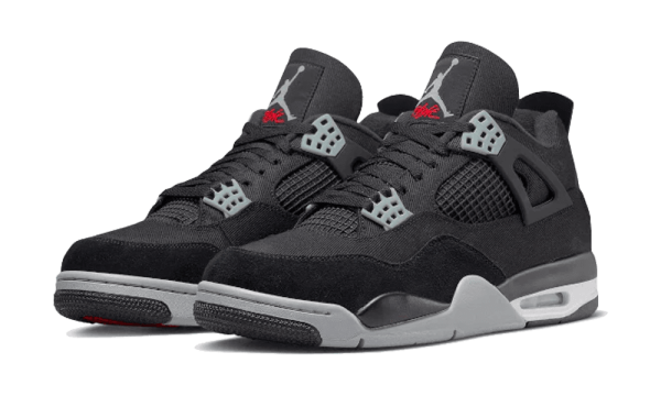 DH7138-006 Jordan 4 Retro SE Black Canvas