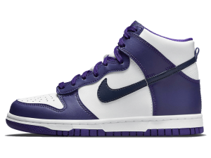 DH9751-100 Nike Dunk High Electro Purple Midnight Navy (GS)