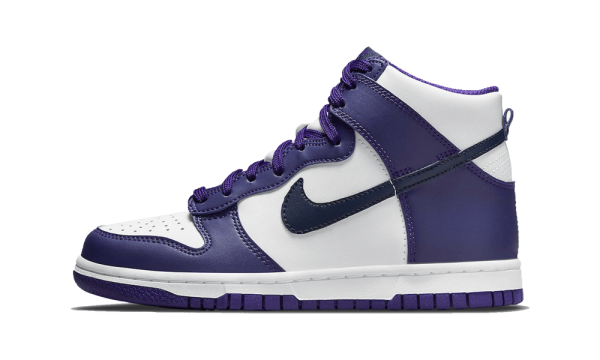 DH9751-100 Nike Dunk High Electro Purple Midnight Navy (GS)