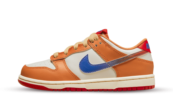 DH9756-101 Nike Dunk Low Orange Blue (GS)