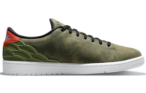 DJ2756-300 Air Jordan 1 Centre Court Oil Green