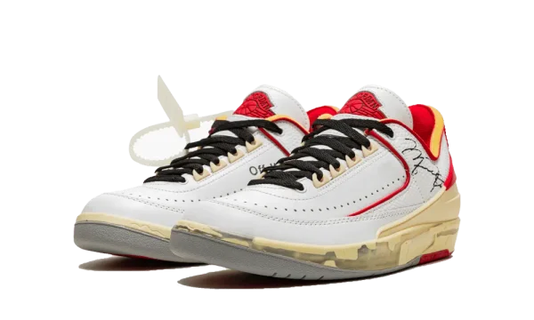 DJ4375-106 Air Jordan 2 Retro Low SP Off-White White Red