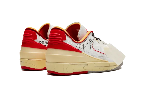 DJ4375-106 Air Jordan 2 Retro Low SP Off-White White Red