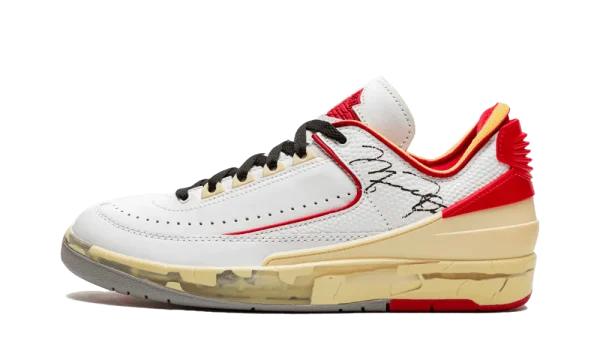 DJ4375-106 Air Jordan 2 Retro Low SP Off-White White Red