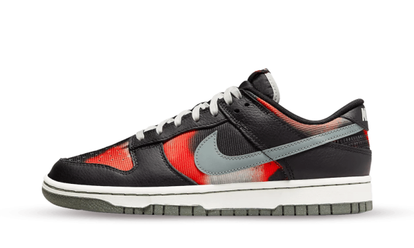 DM0108-001 Nike Dunk Low Graffiti Black Red