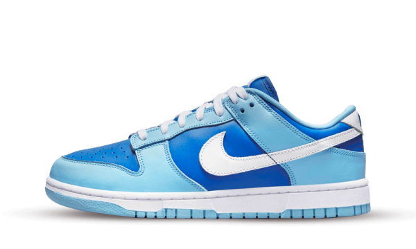 DM0121-400 Nike Dunk Low Retro QS Argon White Blue Flash