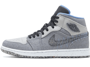 DM3529-004 Air Jordan 1 Mid Crater Grey University Blue