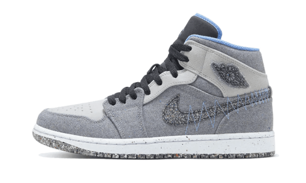 DM3529-004 Air Jordan 1 Mid Crater Grey University Blue