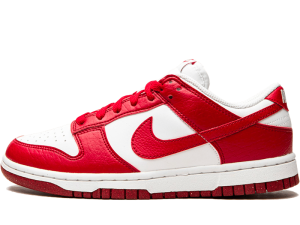 DN1431-101 Nike Dunk Low Next Nature White Gym Red (W)