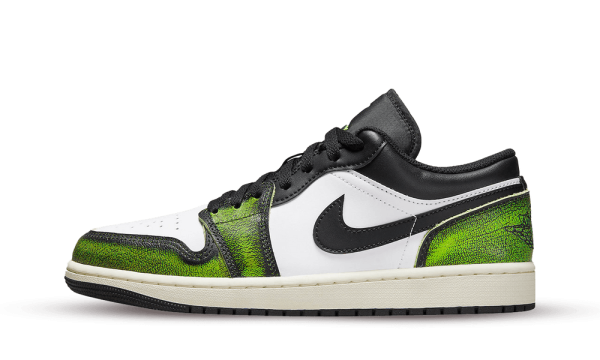 DN3705-003 Hohe Qualität Air Jordan 1 Low Wear Away Electric Green