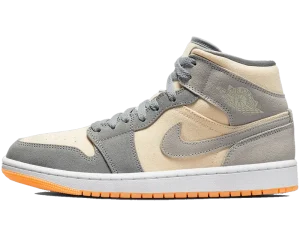 DN4281-100 Air Jordan 1 Mid SE Coconut Milk Particle Grey