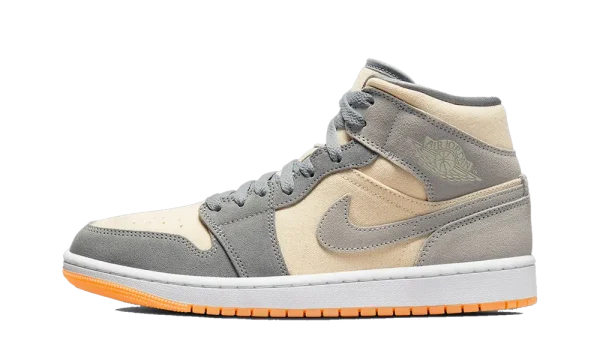 DN4281-100 Air Jordan 1 Mid SE Coconut Milk Particle Grey