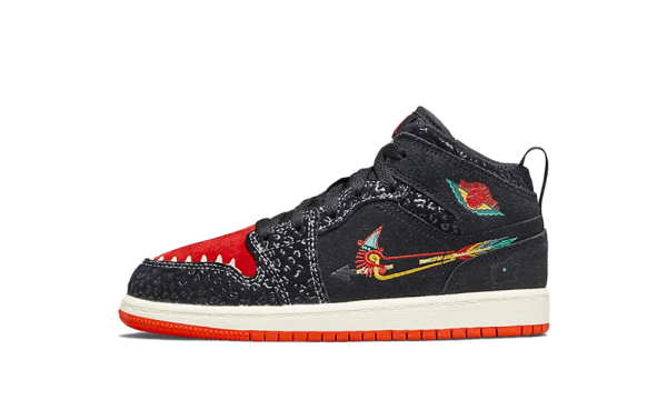 DN5122-001 Air Jordan 1 Mid Siempre Familia (PS)