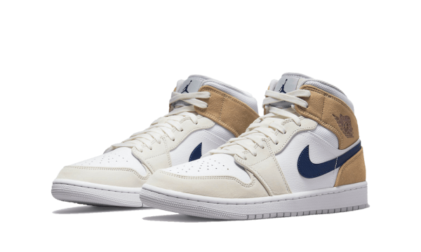 DO6726-100 Air Jordan 1 Mid Tan Suede