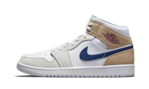 DO6726-100 Air Jordan 1 Mid Tan Suede