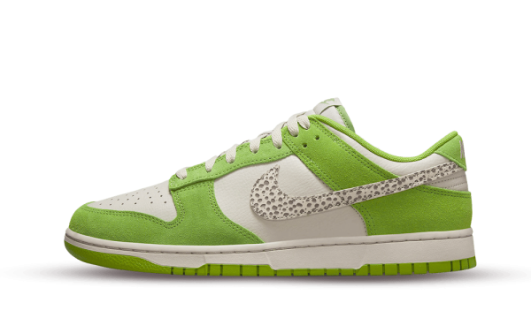 DR0156-300 Nike Dunk Low Safari Swoosh Chlorophyll