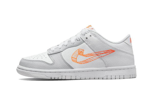 DR0171-100 Nike Dunk Low SE Sketch Swoosh (GS)