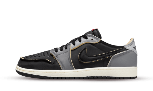 DV0982-006 Air Jordan 1 Low OG EX Dark Smoke Grey