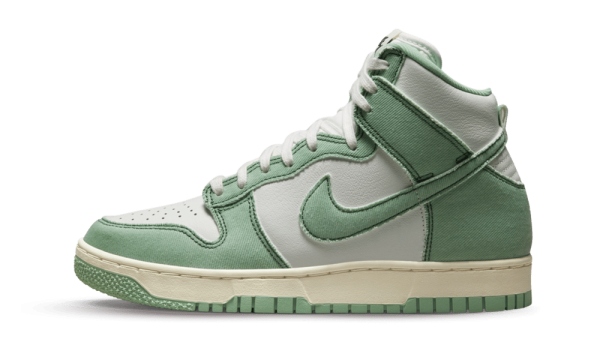 DV1143-300 Nike Dunk High 1985 Green Denim (W)