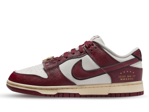 DV1160-101 Nike Dunk Low SE Just Do It Sail Team Red (W)