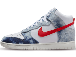 DV2181-900 Nike Dunk High Washed Denim Pack (W)