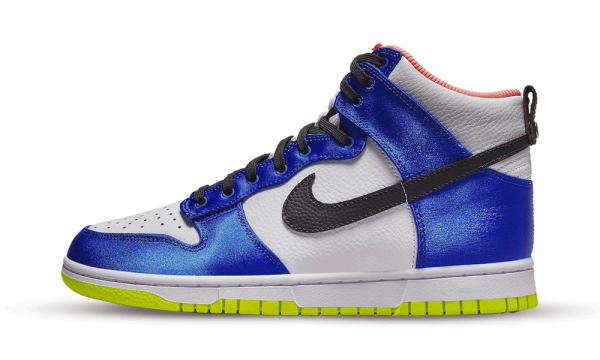 DV2185-100 Nike Dunk High Blue Satin (W)