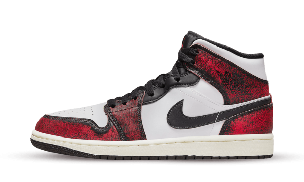 DV9565-006 Air Jordan 1 Mid Wear-Away Chicago