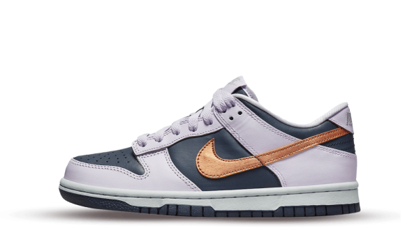 DX1663-400 Nike Dunk Low SE Copper Swoosh (GS)