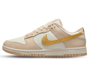 DX5930-001 Nike Dunk Low Phantom Metallic Gold (W)