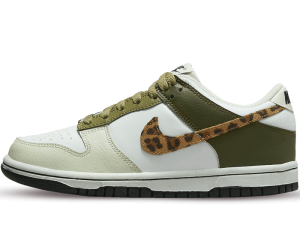 DX9282-100 Nike Dunk Low Olive Leopard (GS)