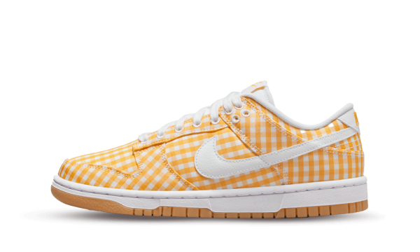 DZ2777-700 Nike Dunk Low Yellow Gingham (W)