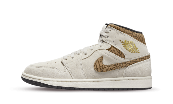 DZ4129-102 Air Jordan 1 Mid SE Brown Elephant