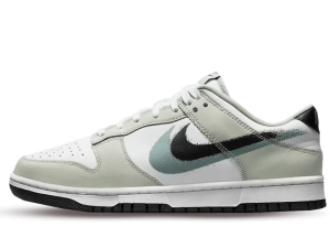 FD0661-100 Nike Dunk Low Spray Paint Swoosh