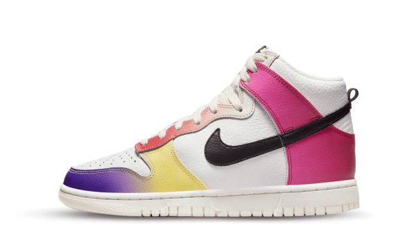 FD0802-100 Nike Dunk High Multi-Color Gradient (W)