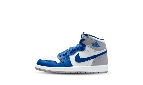 FD1412-410 Air Jordan 1 Retro High OG True Blue (PS)